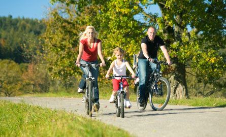 Pleased with their online pharmacy go outdoors to ride a bike